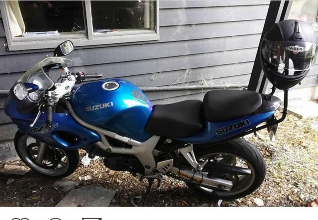 Lucas Sven Halgren's motorcycle