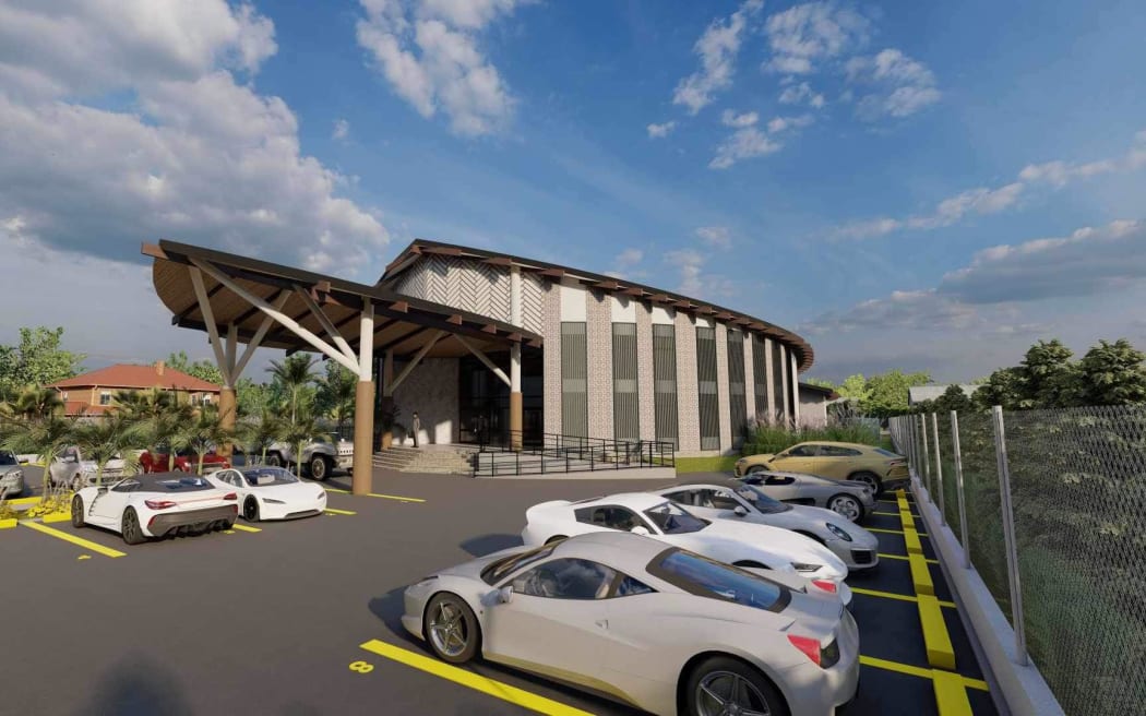 Artist impression of the proposed museum.
