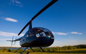 A Robinson R-44 helicopter