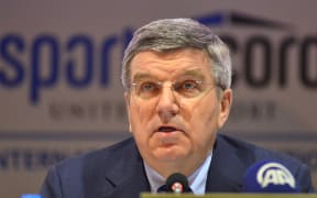 IOC president Thomas Bach.