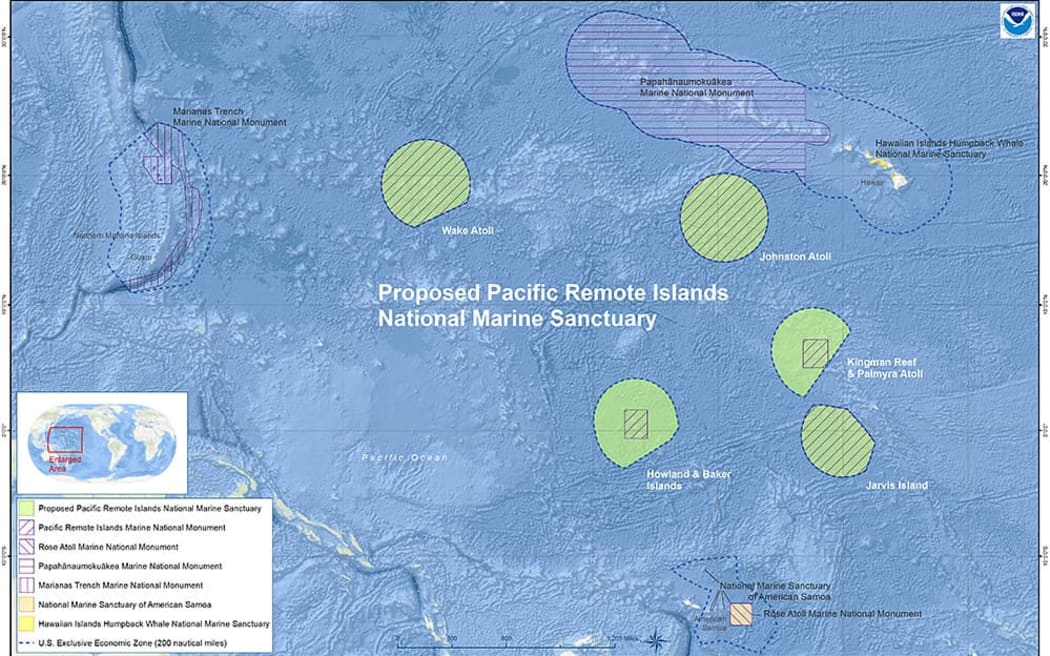 Proposed Pacific Remote Islands National Marine Sanctuary.