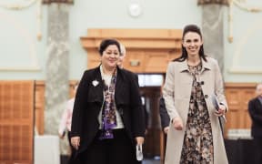 Dame Cindy Kiro and Prime Minister Jacinda Ardern.