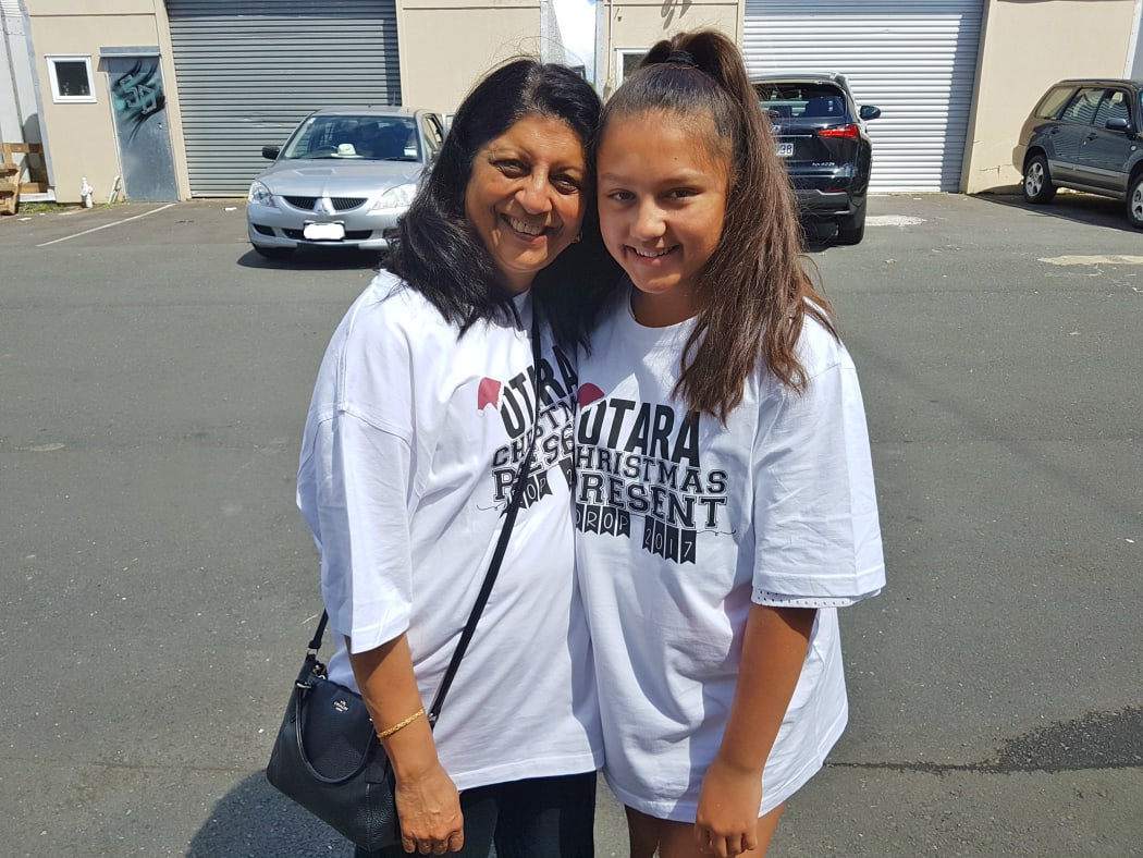 Ranjna Patel Samiya and her granddaughter