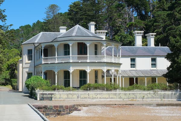 Mansion House on Kawau Island.