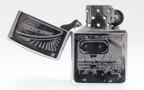 A Zippo lighter