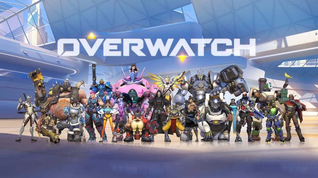 The roster of characters at the launch of Overwatch.