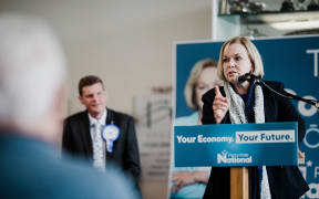Judith Collins in Wellington