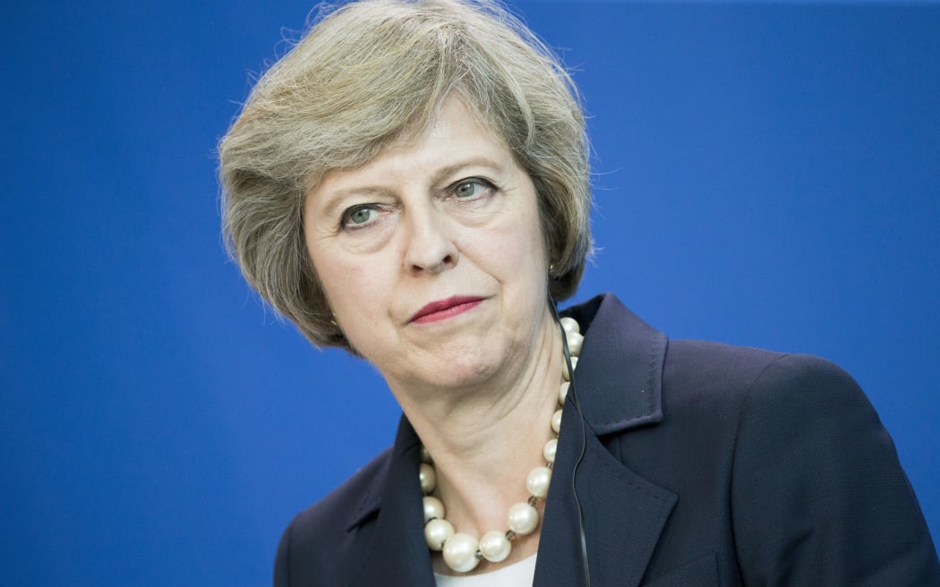 British Prime Minister Theresa May in Berlin 21 July 2016.