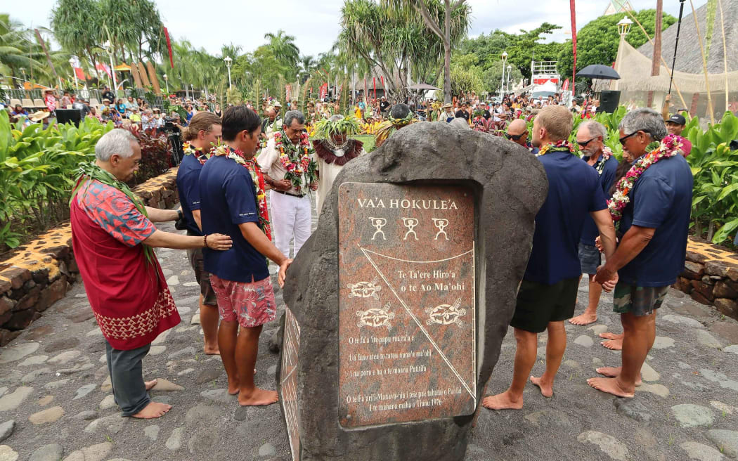 The voyage of the Hokule'a was its eighth sailing from Hawaii to French Polynesia since 1976 in continuing recognition of traditional Polynesian seafaring.