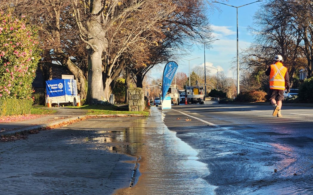 Fendalton Rd sinkhole