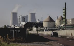 Exterior shot of the chemical park in Leuna, August 28, 2024. (Photo by Florian Gaertner / Photothek Media Lab / dpa Picture-Alliance via AFP)