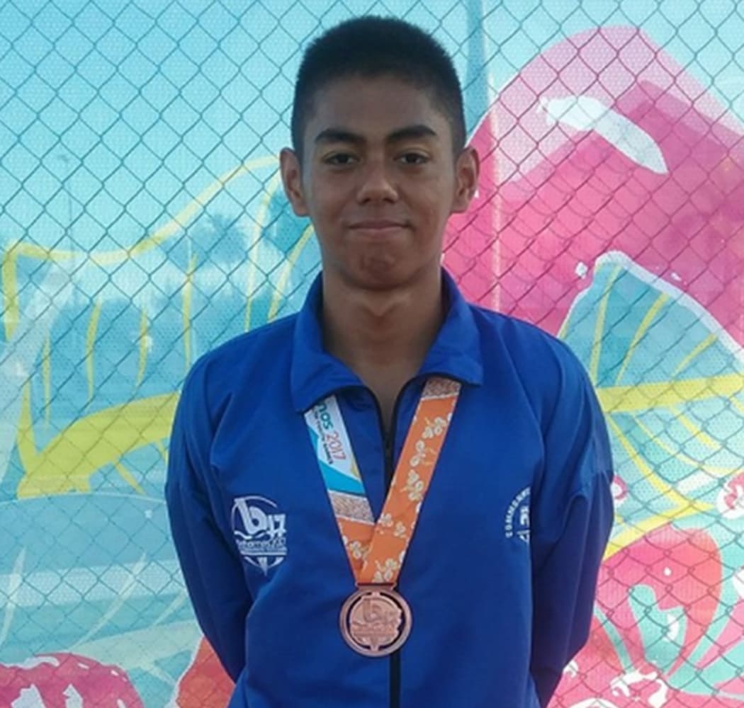 Fiji swimmer Taichi Vakasama won bronze in the Boy's 200m Breaststroke Final at the Commonwealth Youth Games in the Bahamas.