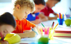 children learning