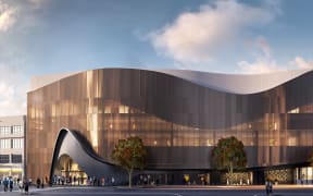Wellington Convention and Exhibition centre View from Wakefield St