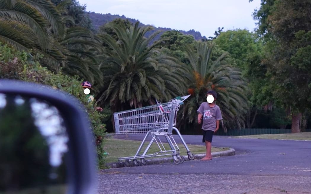 Unsupervised children run amok at dusk in Northland