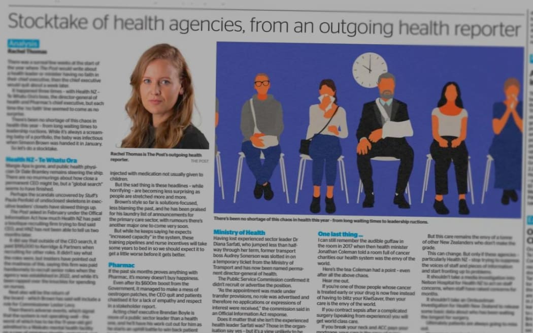 Rachel Thomas leaves the job of health reporter at The Post pondering the problems of reporting the crisis-hit sector.