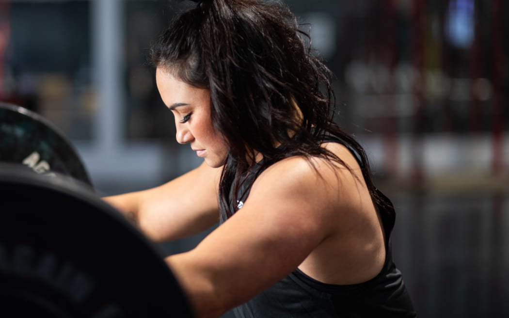 Weightlifter Megan Signal