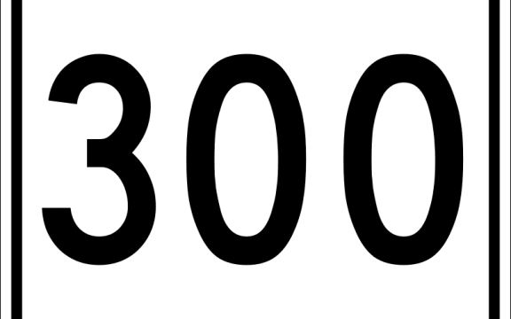 The number 300