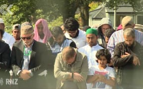 Symbolic friday prayers in Hagley Park