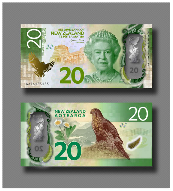New bank notes from the Reserve Bank.