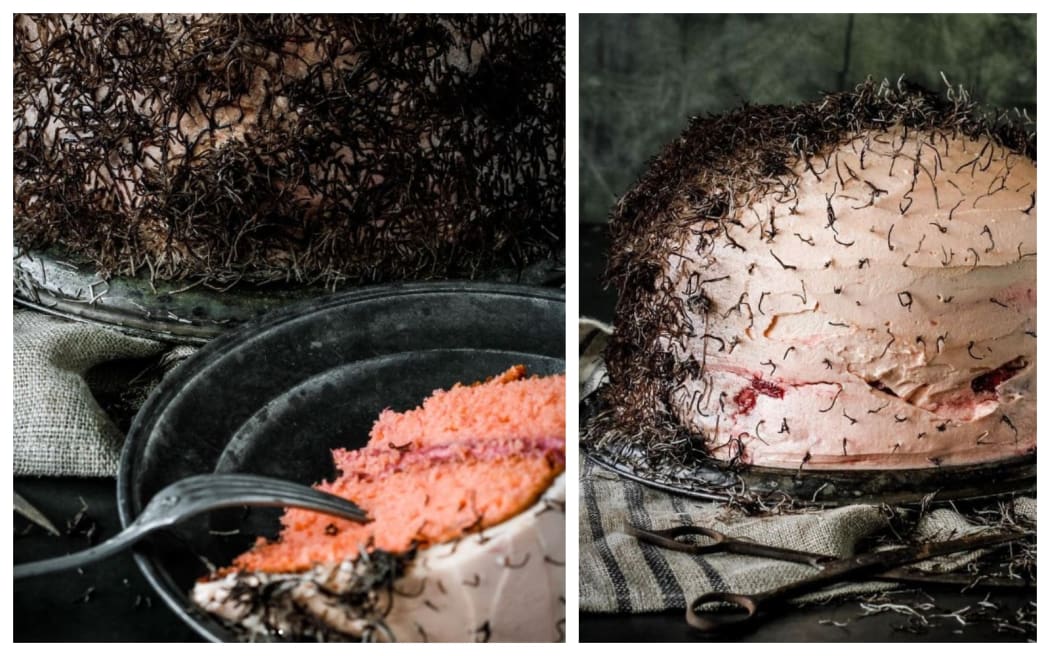 Fiona Hugues' hairy cake