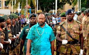 President of the Reunification of Movement of Change (RMC) and former Prime Minister, Charlot Salwai