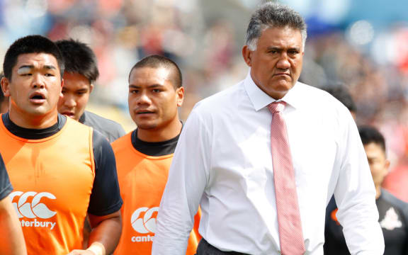 Jamie Joseph has stood down as Sunwolves coach.