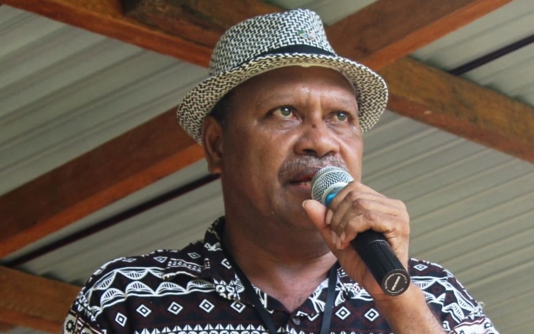 The former premier of Malaita province Daniel Suidani.