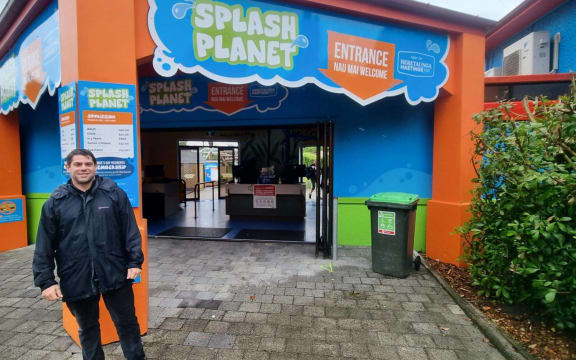 Tom Page at Splash Planet.