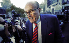 Rudy Giuliani arrives at the Fulton County Courthouse, on 17 August, 2022, in Atlanta.