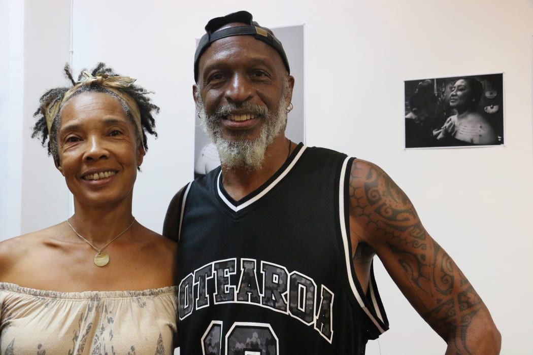Owen and Sahara from Hawaii visit Karanga Ink during their three month stay.