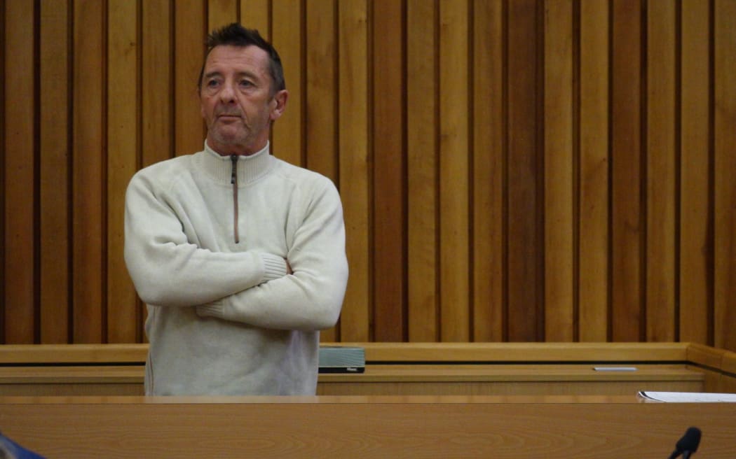 Phil Rudd in court on 20 July.