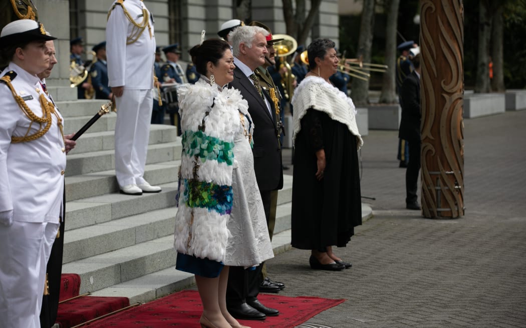 Governor-General Dame Cindy Kiro at the State Opening of Parliament, 6 December 2023.
