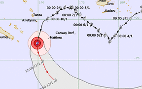 Map tracking Cyclone Ula