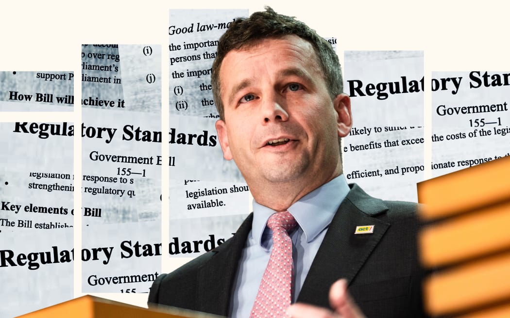 Composite of David Seymour and Regulatory Standards Bill