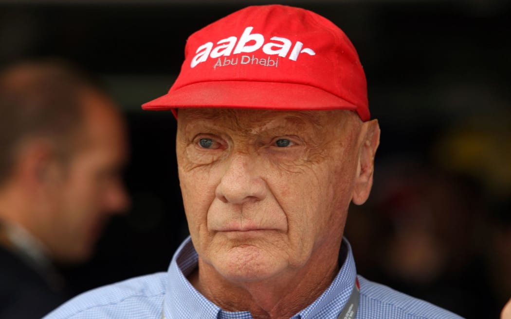 Three time Formula 1 champion Niki Lauda
