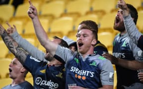 Highlanders rugby fans and supporters.