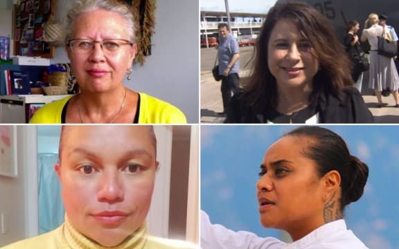 New Year 2024 Honours: From top right, clockwise, Professor Yvonne Jasmine Te Ruki Rangi o Tangaroa Underhill-Sem, award-winning journalist Barbara Dreaver, artistic director Tupe Lualua, and artist Kira Hundleby.