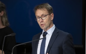 Director general of health Dr Ashley Bloomfield during the Covid-19 update at Parliament, Wellington . 23 September, 2021.