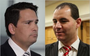 National Party Leader Simon Bridges and former National MP Jami-Lee Ross.