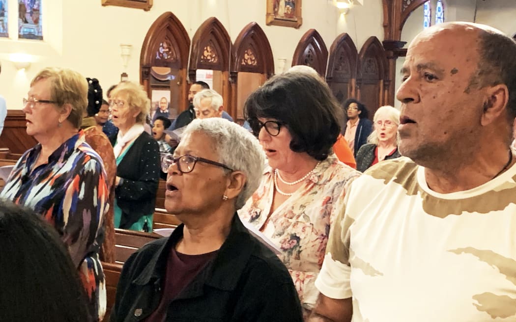 Congregation at St Patrick's Cathedral