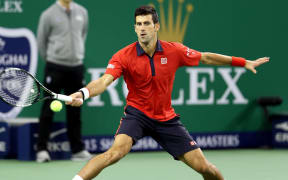 Novak Djokovic at the Shanghai Masters 2015
