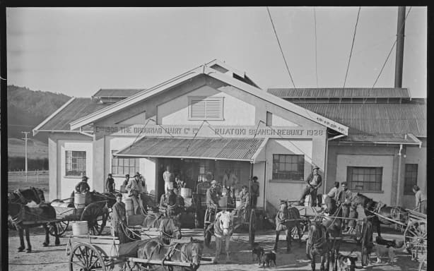 Opouriao Dairy Factory in Rūātoki, 1932