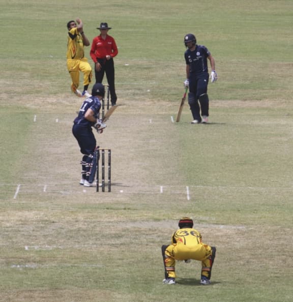 Nosiana Pokana in action against Hong Kong.
