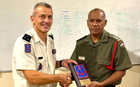French Armed Forces Commander in New Caledonia (FANC) General Yann Latil visits Vanuatu Mobile Forces (VMF) Commander Colonel Ben Nicholson to discuss cooperation – 7 March 2025