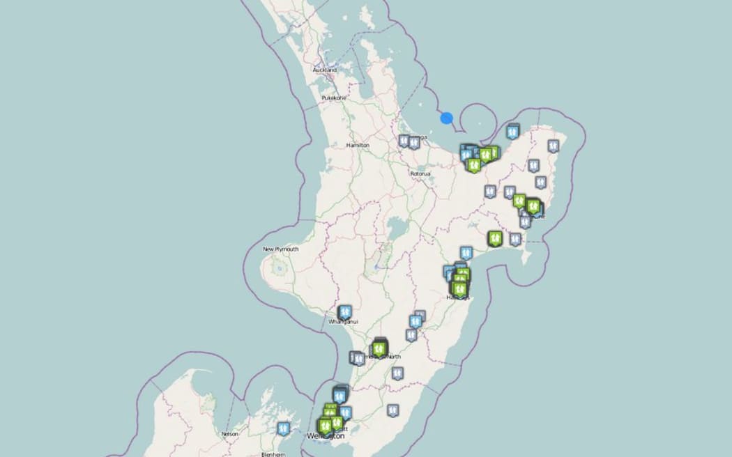 Quake near White Island