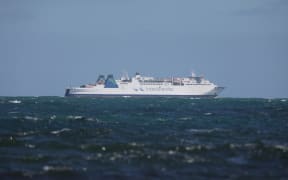 Aratere Interislander Ferry leaving Wellington.