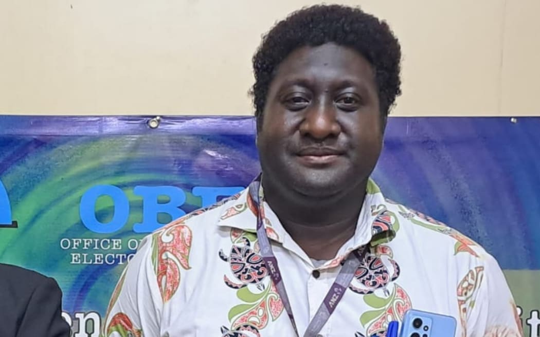 Bougainville Electoral Commissioner Desmond Tsianai. 9 September 2023