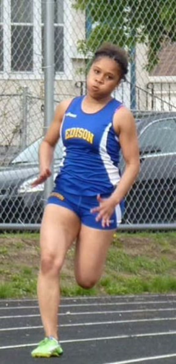 Marshall Islands sprinter Mariana Cress.