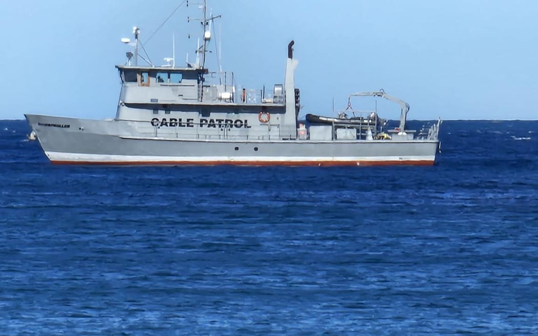 Cook Strait cable patrol vessel.